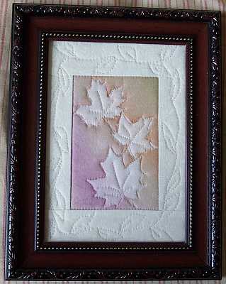 Mini Maples Framed Sunprint Quilt Sue Andrus Gardens